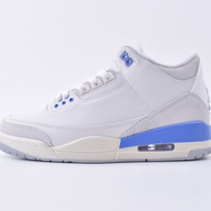 Air Jordan 3   （Gray, white and blue）