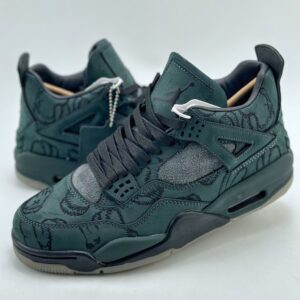 Air Jordan 4 Retro x KAWS Black Suede
