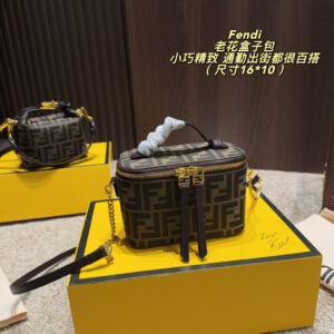 Fendi FF monogram box bag