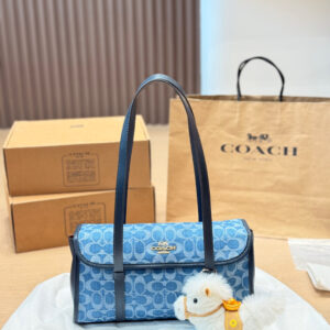 Coach Chambray Blue Denim Bag – Tabby 26