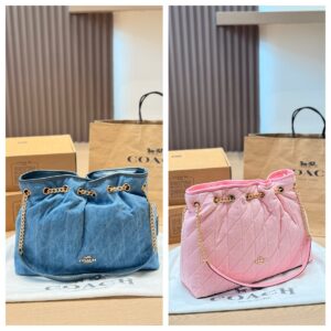 Coach Quilted Chain Tote Bag- 2 Colors