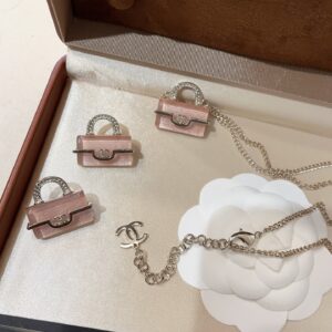 CHANEL Necklace Bag Charm #X746