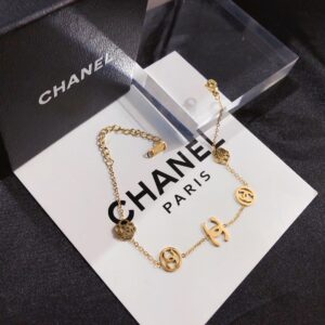 CHANEL Titanium Steel Camellia Bracelet #L075