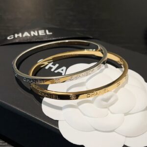CHANEL Titanium Steel Bangle #S499