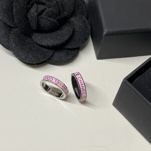 CHANEL Titanium Steel Ring #J132
