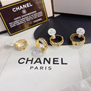 CHANEL Titanium Steel Ring #J064
