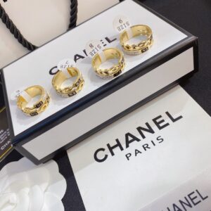CHANEL Titanium Steel Ring #J060