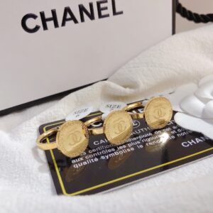CHANEL Titanium Steel Ring #J050