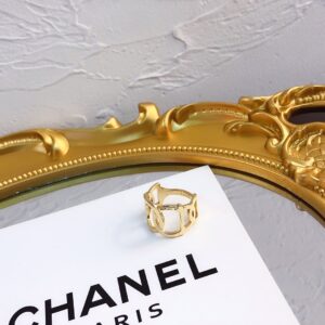 CHANEL Titanium Steel Ring #J022