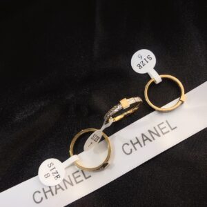 CHANEL Titanium Steel Ring #J034