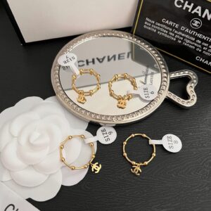 CHANEL Titanium Steel Cast Ring #J103