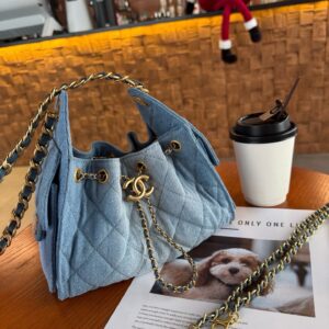 Chanel Drawstring Bucket Bag