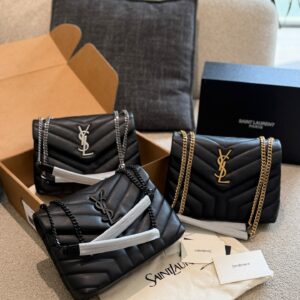 Saint Laurent LouLou Bag - Gold/Silver/Black Hardware