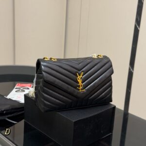 Saint Laurent Crossbody Bag - Gold/Silver/Black Hardware